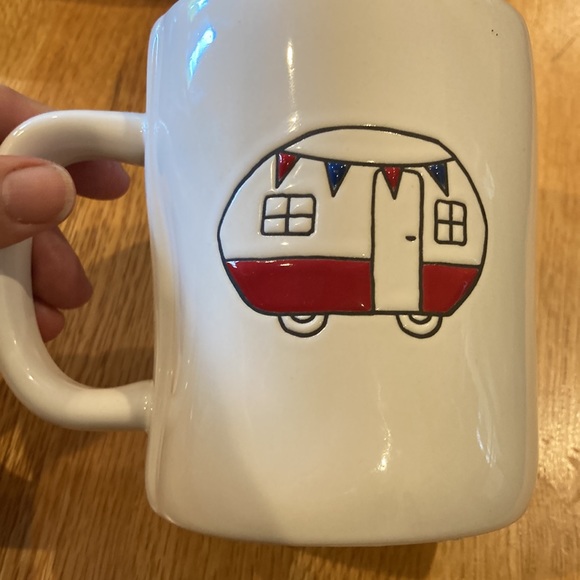 New Rae Dunn USA Trailer Camping Double Sided Mug - Picture 3 of 5